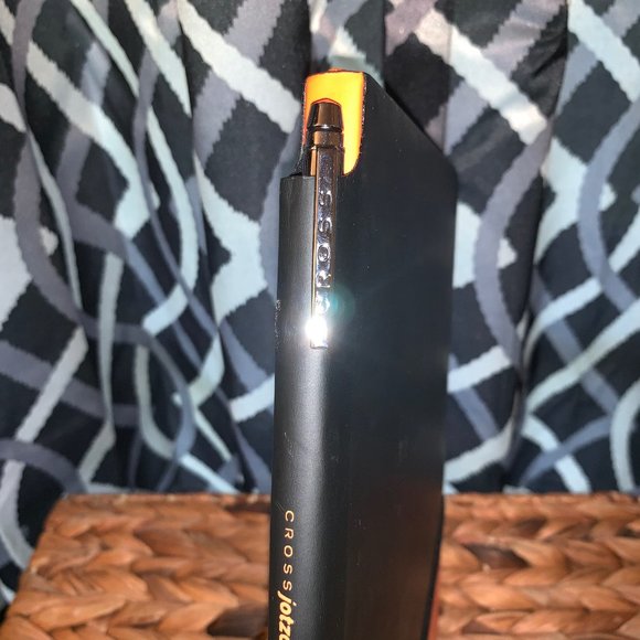 Cross Journal with Pen | Black and Orange - Picture 4 of 8